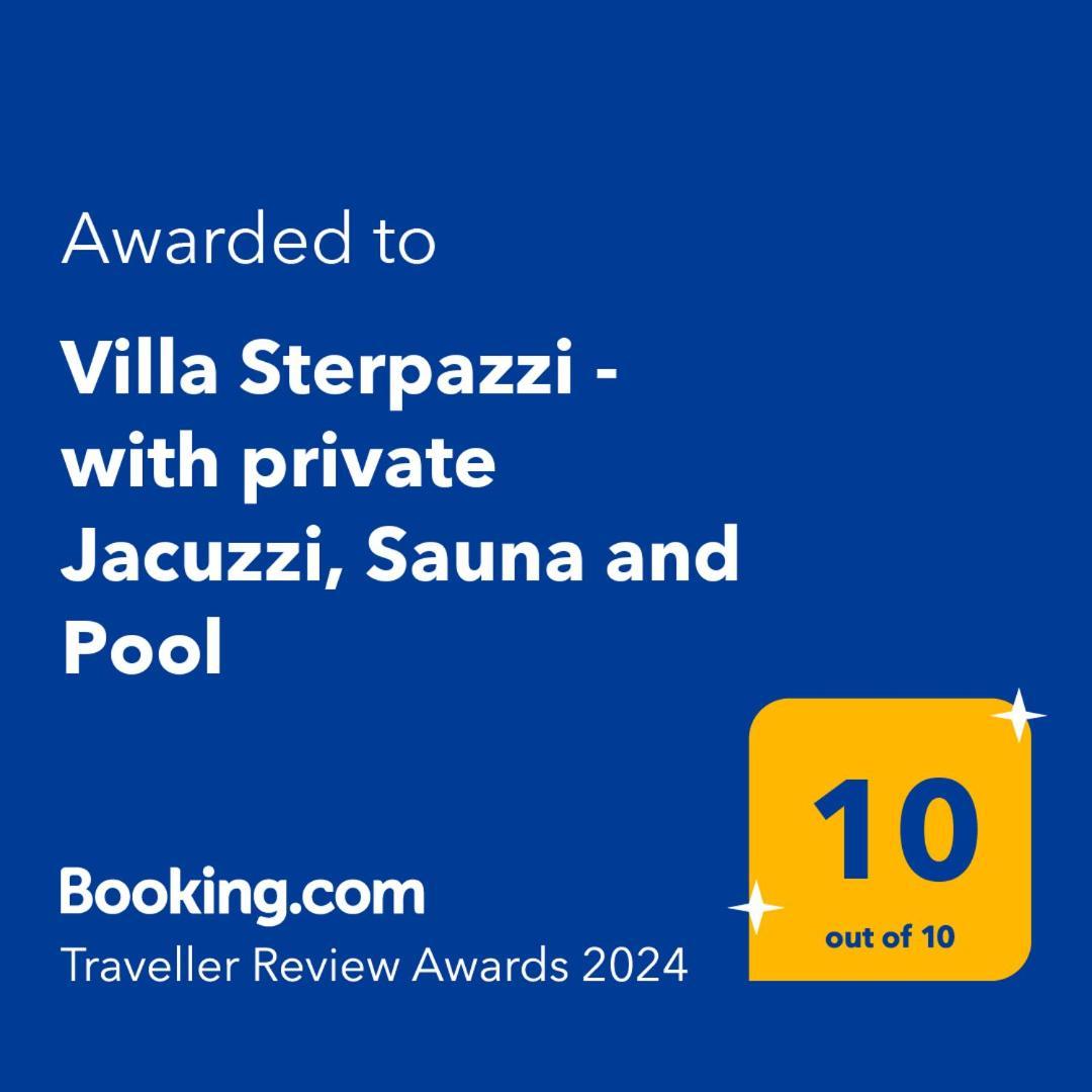 Villa Sterpazzi - Near Porec With Sea View, Private Jacuzzi, Sauna And Pool Višnjan Εξωτερικό φωτογραφία